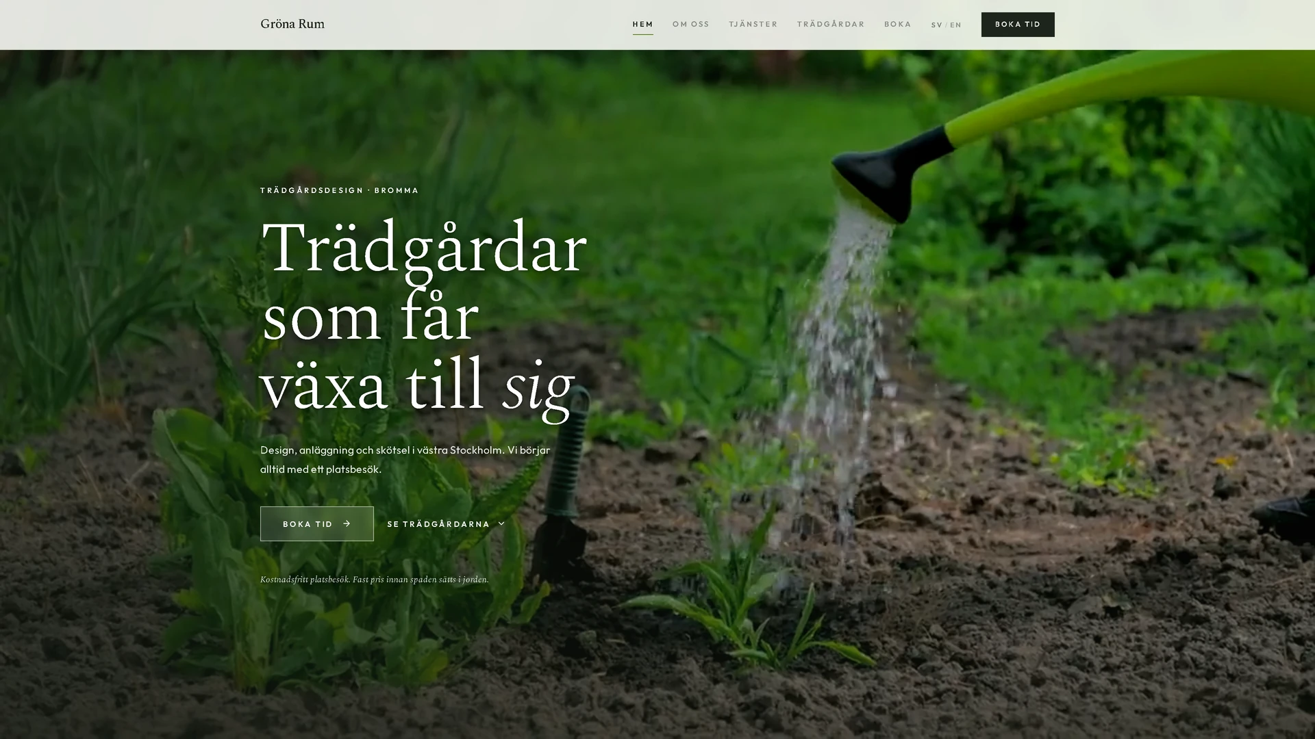 Gröna Rum, a garden designer