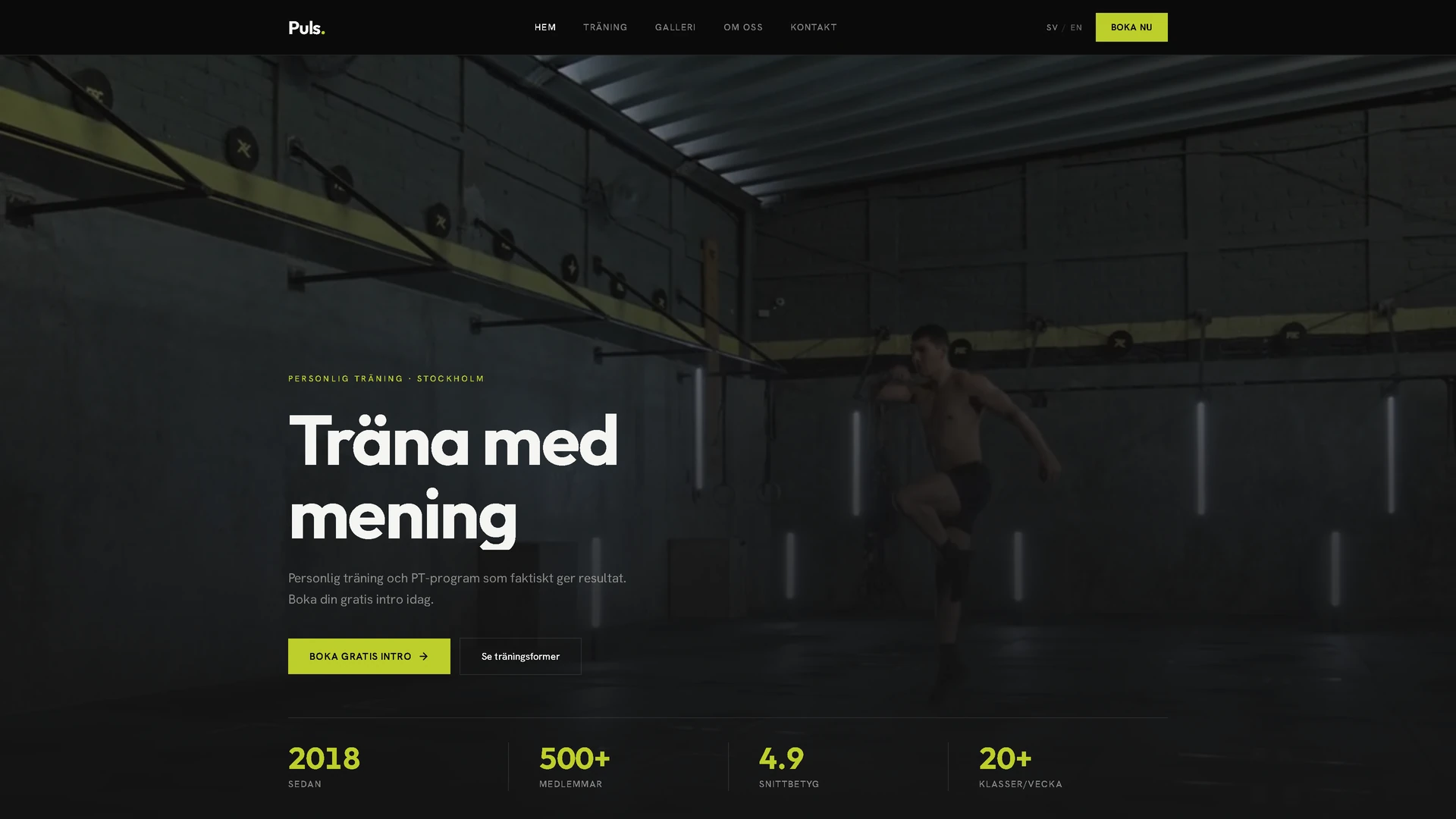 Puls, personlig träning