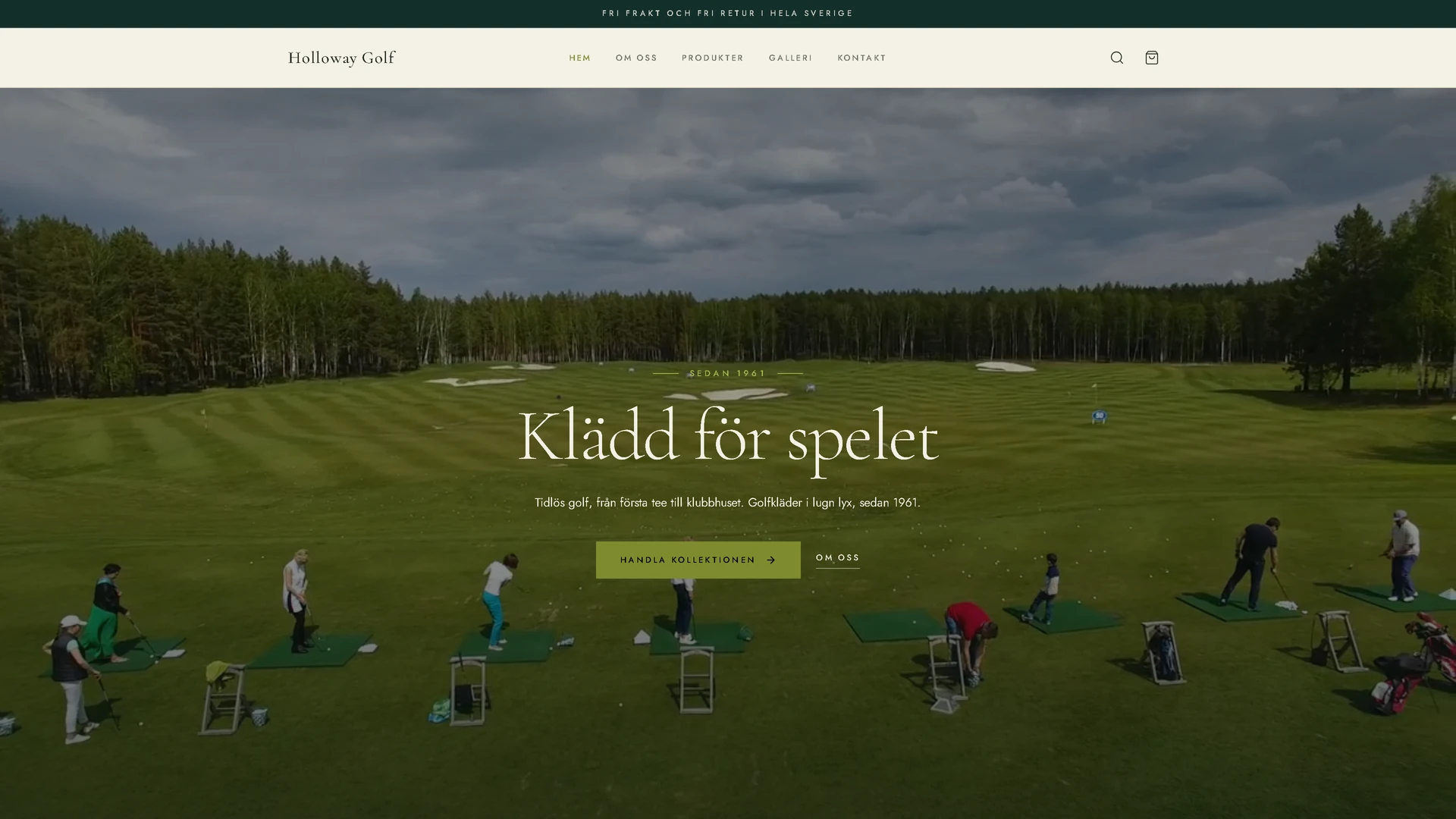 Holloway Golf, a golf clothing shop